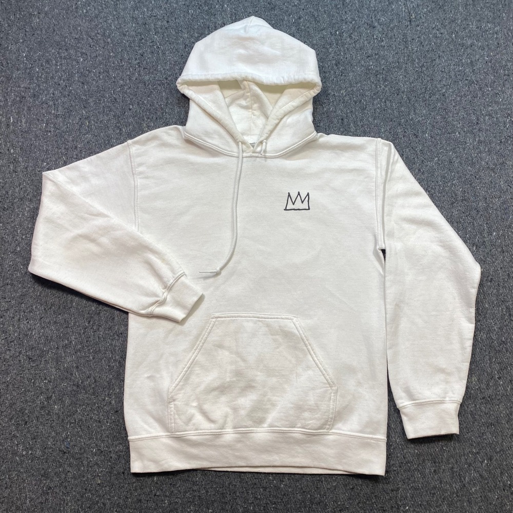 Jean Michel Basquiat Hoodie Sz S Unisex Streetwear Graphic Art Fishing Print